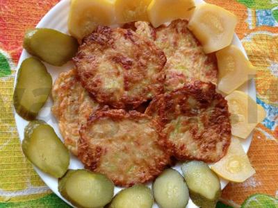 Cukinijų blynai „Išskirtiniai“ su dešra Žingsnis 11