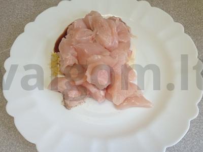 Kalakutienos ir daržovių šašlykai su bulguro garnyru Žingsnis 2