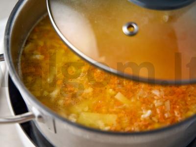 Žirnių sriuba su faršu Žingsnis 5