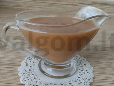 Saldus padažas iš karamelinių saldainių pagrindine nuotrauka