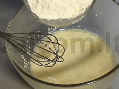 Obuolių-apelsinų pyragas Žingsnis 5