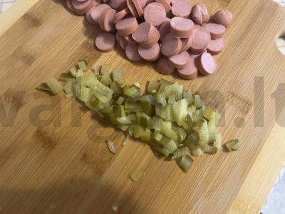 Sluoksniuoti traškūs vokeliai su sūriu Žingsnis 2