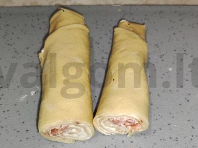 Blynai su varškės sūriu ir upėtakiu Žingsnis 5