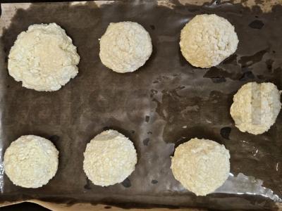 Varškės vafliai su braškėmis Žingsnis 3