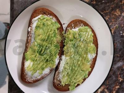 Karštas sumuštinis su avokadu Žingsnis 5