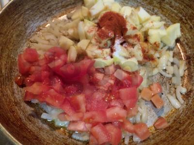 Skani vištienos paprika su graikišku jogurtu Žingsnis 2