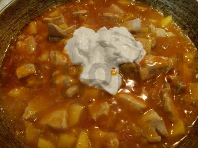 Skani vištienos paprika su graikišku jogurtu Žingsnis 4