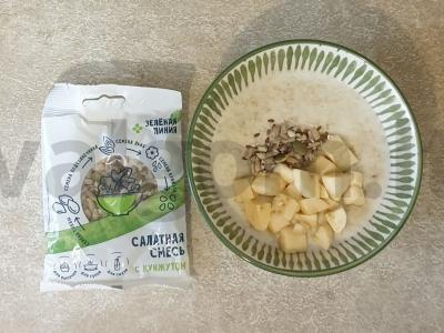 Avižinė košė su bananais ir sėklų asorti Žingsnis 5