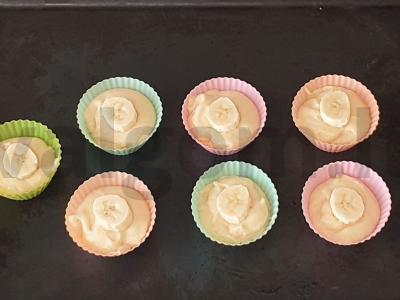 Keksiukai su jogurtu ir bananais Žingsnis 6