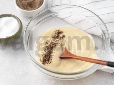 Cukinijų ir moliūgų blynai su padažu Žingsnis 5