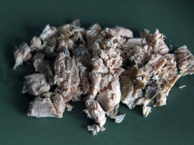 Sotūs lašišų salotos su kukurūzais Žingsnis 2