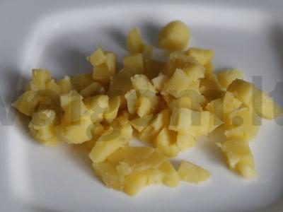 Sotūs lašišų salotos su kukurūzais Žingsnis 3