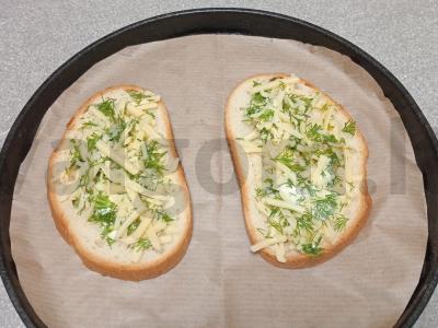 Sūrio skrudinta duona per 15 minučių Žingsnis 5