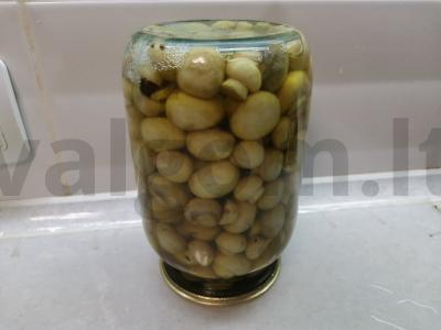 Konservuoti šampinjonai Žingsnis 5