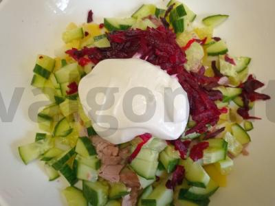 Burokėlių sriuba su antis filė ir ajranu Žingsnis 4