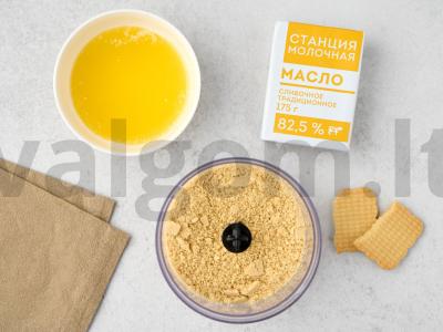 Paprastas citrininis pyragas Žingsnis 1