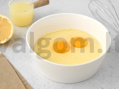 Paprastas citrininis pyragas Žingsnis 3