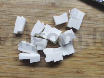 Salotas su karbonaidu, sūriu ir agurku Žingsnis 4