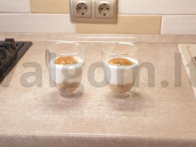 Sviestinis desertas be kepimo pagrindine nuotrauka