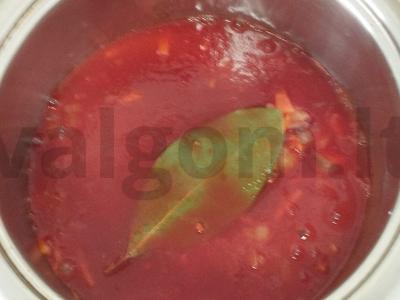 Koldūnai aštriame pomidorų padaže Žingsnis 9