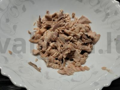 Grietinėlės sriuba su raudona žuvimi ir ryžiais Žingsnis 8