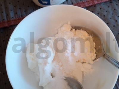 Krepšeliai su avietėmis ir varškės kremu Žingsnis 2