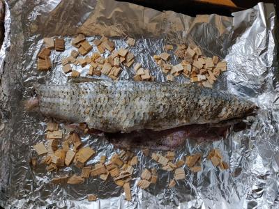 Karštai rūkyta kefalė Žingsnis 3