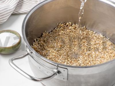 Perlovka su sūriu Žingsnis 1