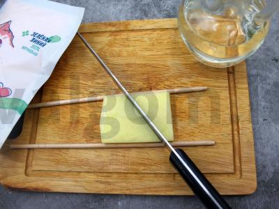 Fritiuotas bulvių akordeonas Žingsnis 3