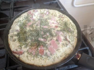 Omletas su virtomis dešromis pusryčiams Žingsnis 7