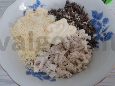 Salotas „Arbūzo skiltelė“ Žingsnis 2