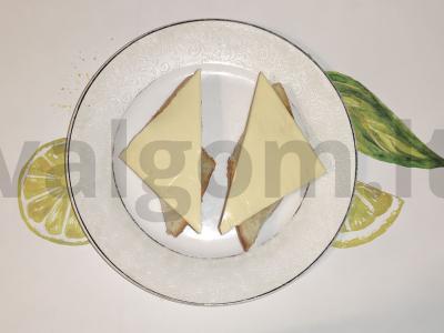 Brusketa su silpnai sūdyta lašiša „Vladivostok-Paryžius“ Žingsnis 3