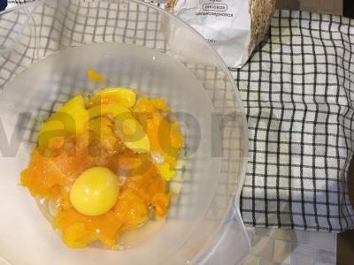 Moliūgų vafliai Žingsnis 2