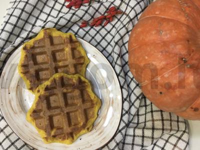 Moliūgų vafliai pagrindine nuotrauka