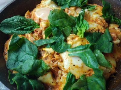 Šakšuka namuose pagrindine nuotrauka