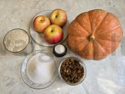 Kuskusas su moliūgu ir vaisiais Žingsnis 1