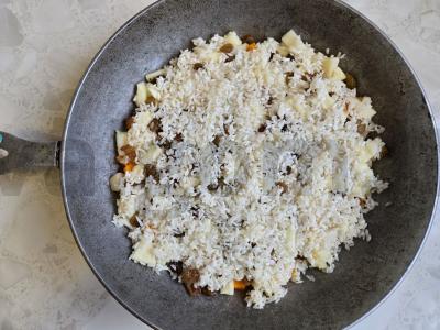 Kuskusas su moliūgu ir vaisiais Žingsnis 7