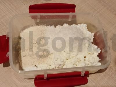 Konditerijos gaminiai „Kaip Raffaello“ su proteinu Žingsnis 2