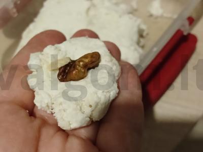 Konditerijos gaminiai „Kaip Raffaello“ su proteinu Žingsnis 4