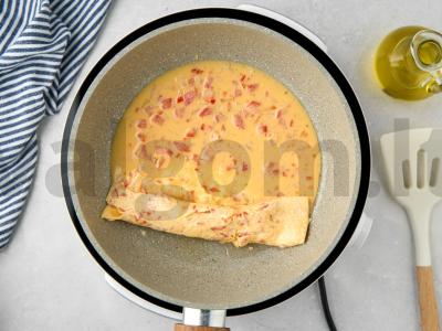 Daržovių omletas Žingsnis 4