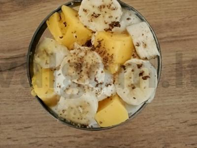 Tropinis ledai su mangais ir bananais Žingsnis 3