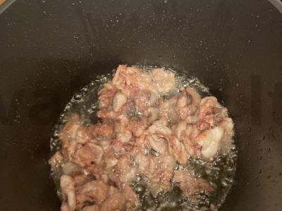 Žirnių sriuba su vištienos oda Žingsnis 2