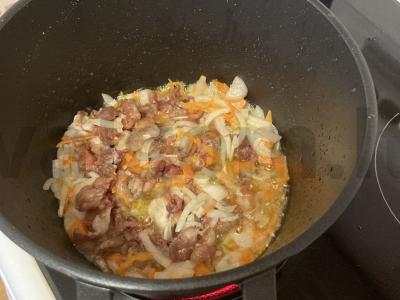 Žirnių sriuba su vištienos oda Žingsnis 4