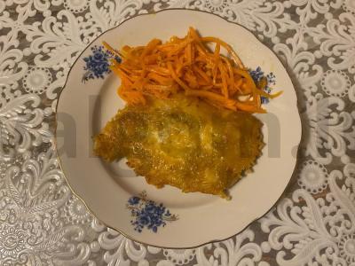 Vištienos šnicelis „Auksinis gaidys“ pagrindine nuotrauka