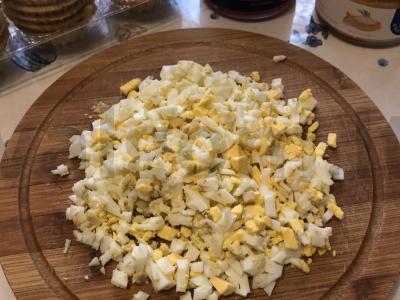 Tartaletės su ikrų padažu Žingsnis 1