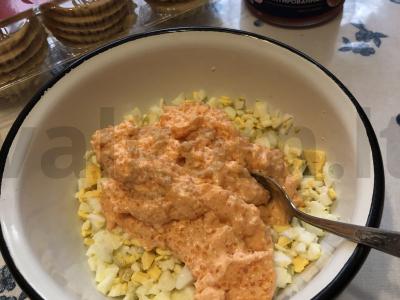 Tartaletės su ikrų padažu Žingsnis 3