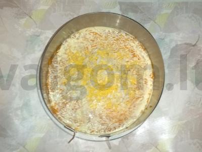 Sluoksniuotas salotas „Silkė ant bangos“ Žingsnis 6