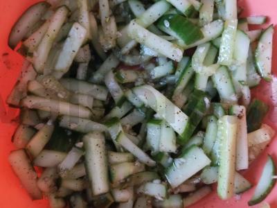 Salotas „Korėjietiškas su vištiena“ Žingsnis 1