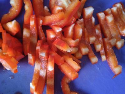 Salotas „Korėjietiškas su vištiena“ Žingsnis 3