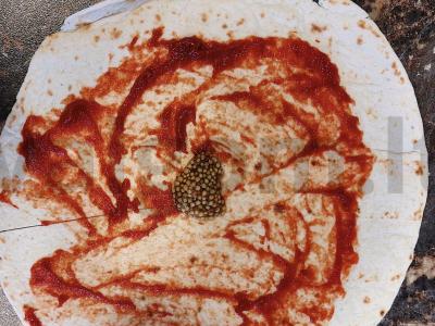 PP ritinys tortilijoje Žingsnis 3